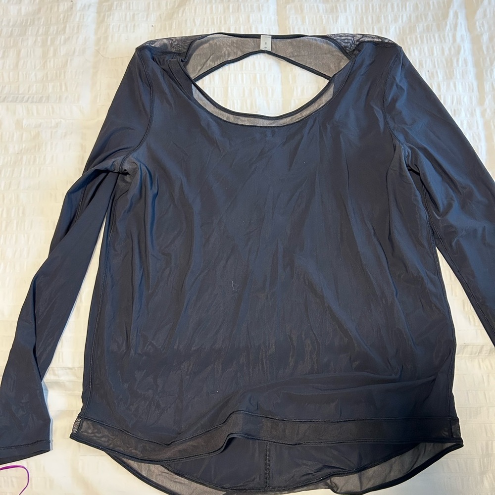 Lululemon sheer athletic top